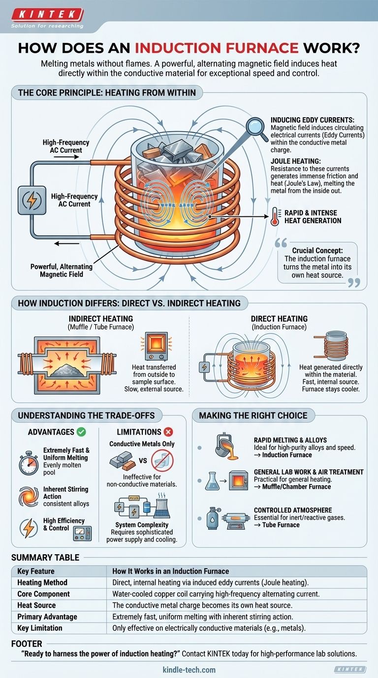 Comment fonctionne un four à induction ? Un guide pour une fusion de métaux efficace et sans contact Guide Visuel