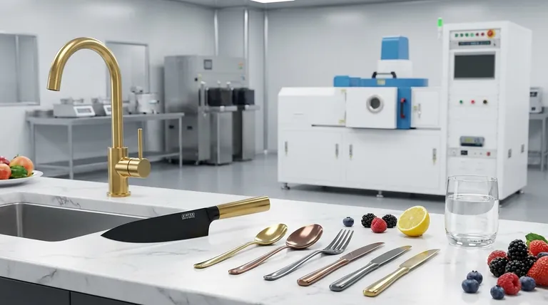 O acabamento PVD é seguro para alimentos? Obtenha um revestimento durável e não tóxico para seus utensílios de cozinha