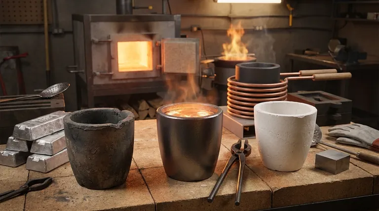 Quel est le meilleur creuset pour fondre le métal ? Associez le matériau à votre métal et au type de four.