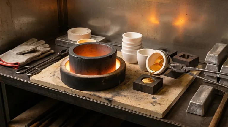 O que posso usar como cadinho para derreter ouro? Escolha o Material Certo para uma Fusão Limpa e Eficiente