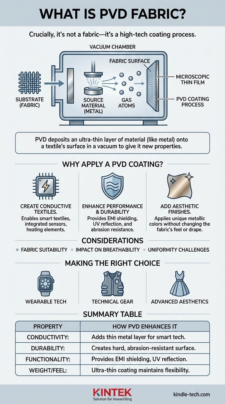 Cos'è il tessuto PVD? Una guida ai tessuti rivestiti ad alta tecnologia Guida Visiva