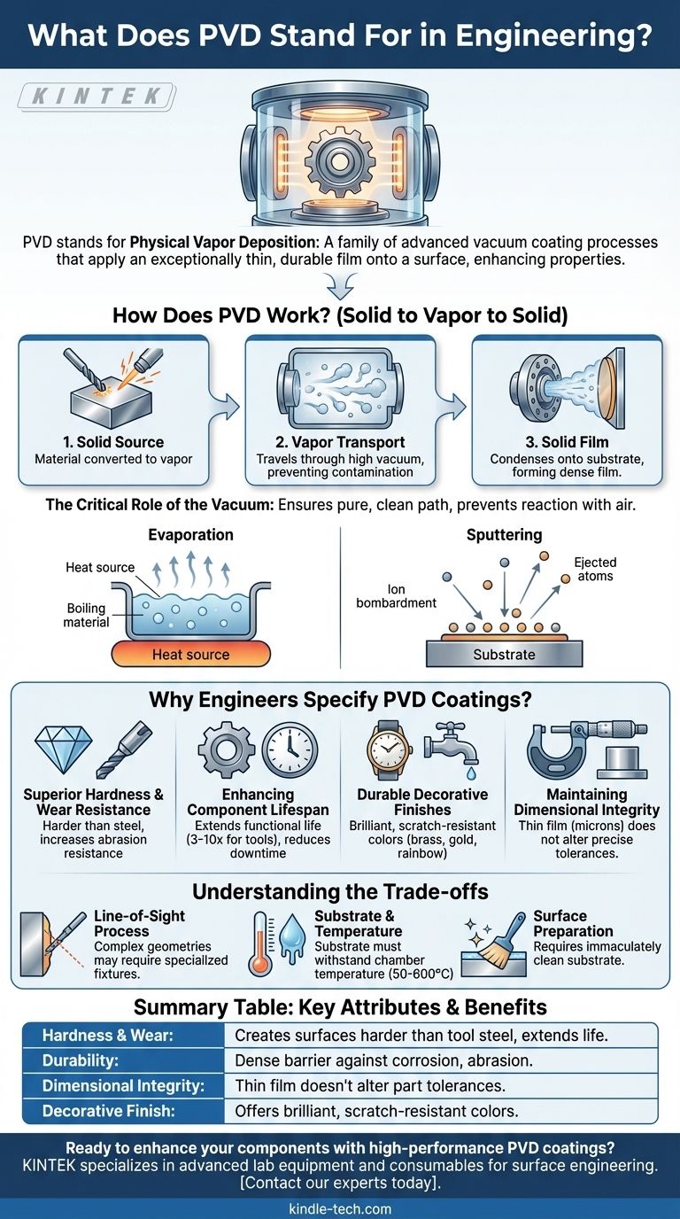エンジニアリングにおけるPVDとは何ですか？優れた耐久性と性能を解き放つ ビジュアルガイド