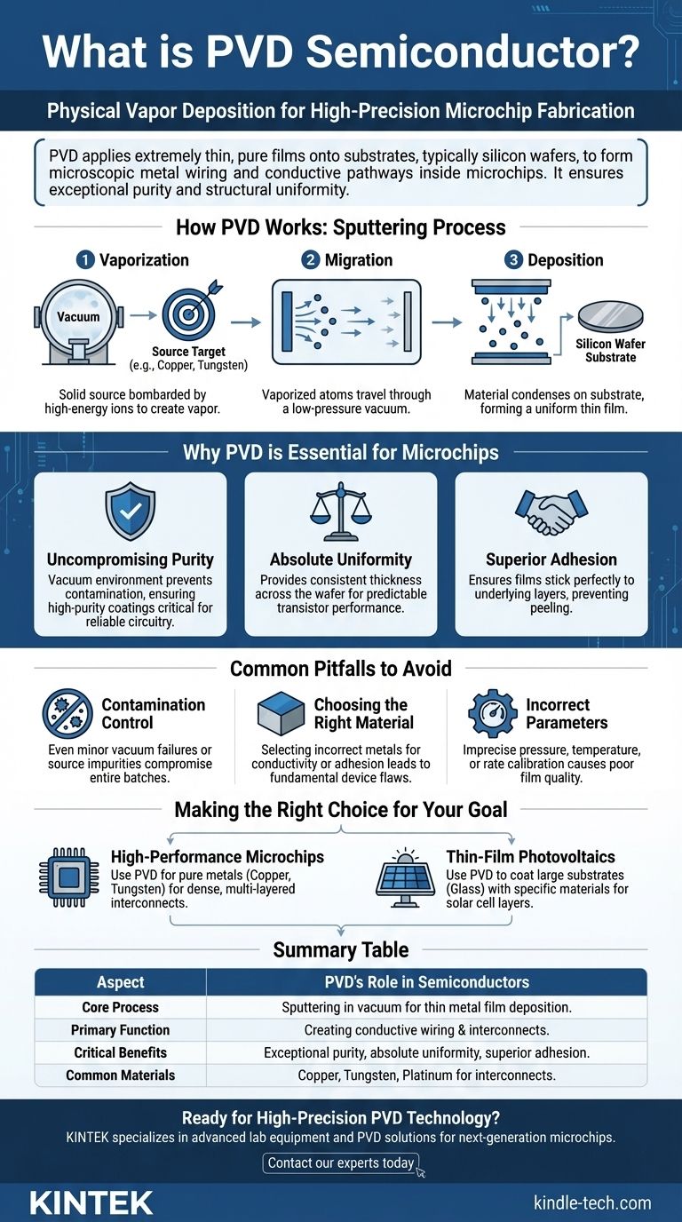 什么是PVD半导体？为微芯片实现高纯度、均匀的金属薄膜 图解指南