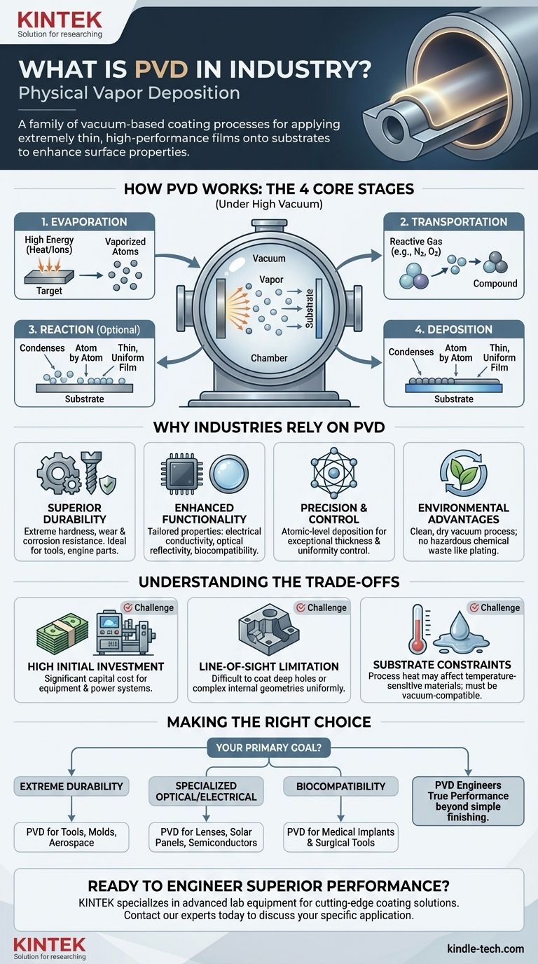Was ist die vollständige Form von PVD in der Industrie? Erschließen Sie überlegene Oberflächentechnik Visuelle Anleitung