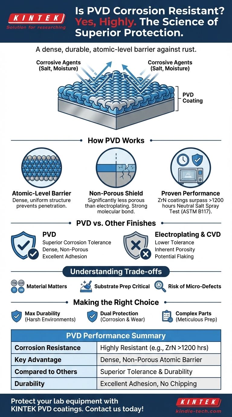 Il PVD è resistente alla corrosione? Ottieni una protezione superiore e duratura per i tuoi componenti Guida Visiva
