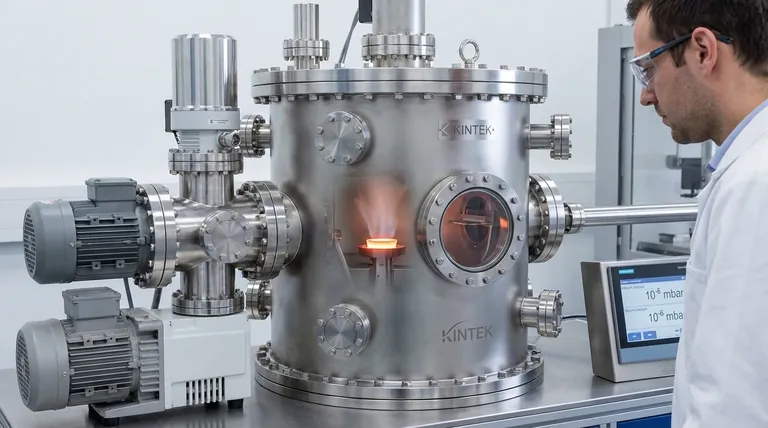 Por que o vácuo é criado na câmara antes da evaporação térmica? Para filmes finos uniformes e de alta qualidade