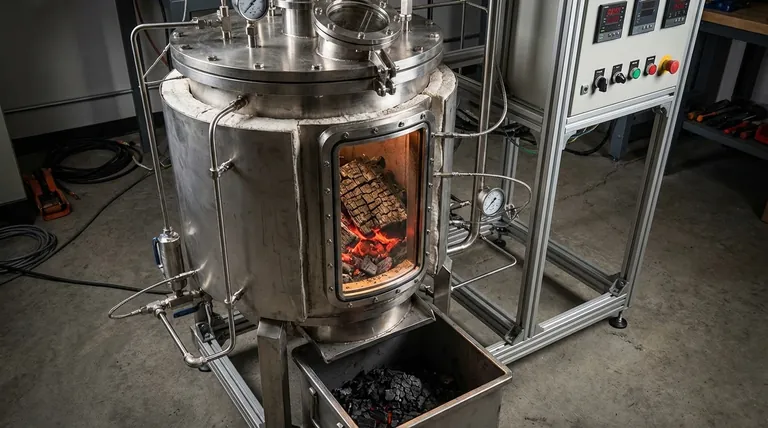 ¿Qué reactor se utiliza para la pirólisis lenta? El reactor de lecho fijo para el máximo rendimiento de biocarbón