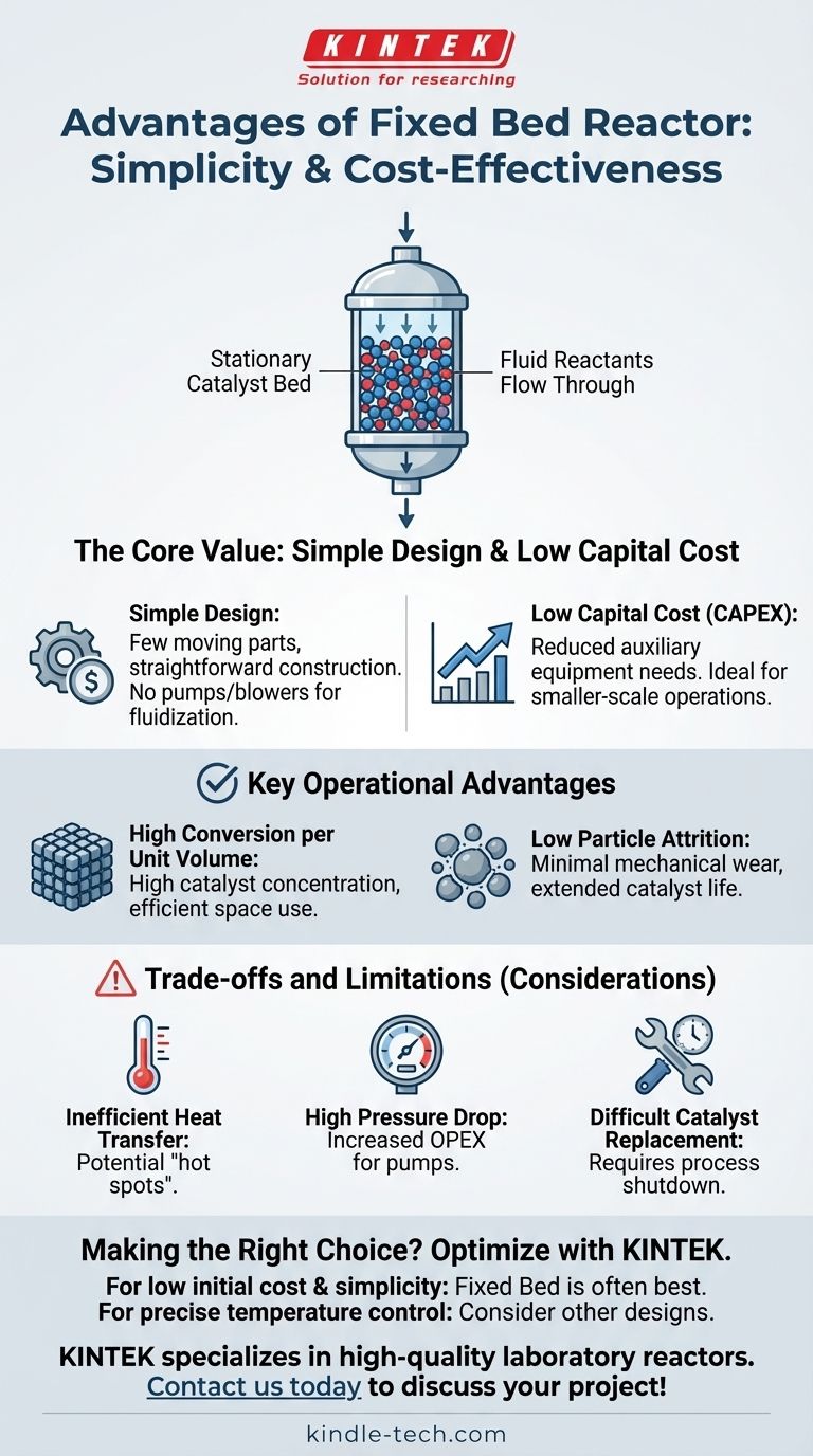 ¿Cuáles son las ventajas de un reactor de lecho fijo? Logre un procesamiento químico rentable y de alta eficiencia Guía Visual