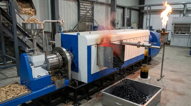 A pirólise produz gás? Desbloqueando o Potencial do Gás de Síntese, Bio-óleo e Biochar