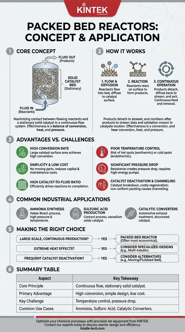 What is packed bed reactor concept? Master Continuous Chemical Production with Solid Catalysts Visual Guide