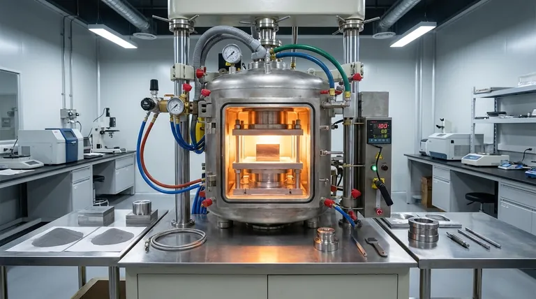 ما هو التلبيد بمساعدة الضغط؟ تحقيق مواد أكثر كثافة وأقوى بشكل أسرع