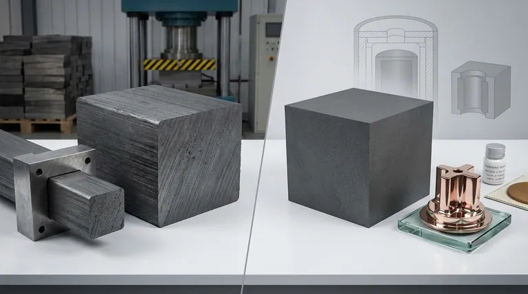 Was ist der Unterschied zwischen extrudiertem und isostatischem Graphit? Ein Leitfaden zur Auswahl des richtigen Materials