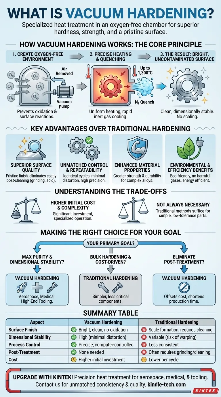 O que é têmpera a vácuo? Obtenha Qualidade de Superfície e Dureza Superiores Guia Visual