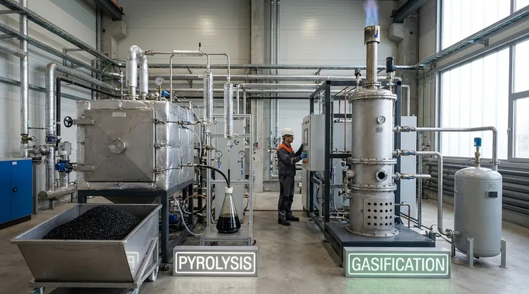 바이오차 가스화와 열분해의 차이점은 무엇인가요? 바이오매스에 적합한 열처리 공정을 찾아보세요