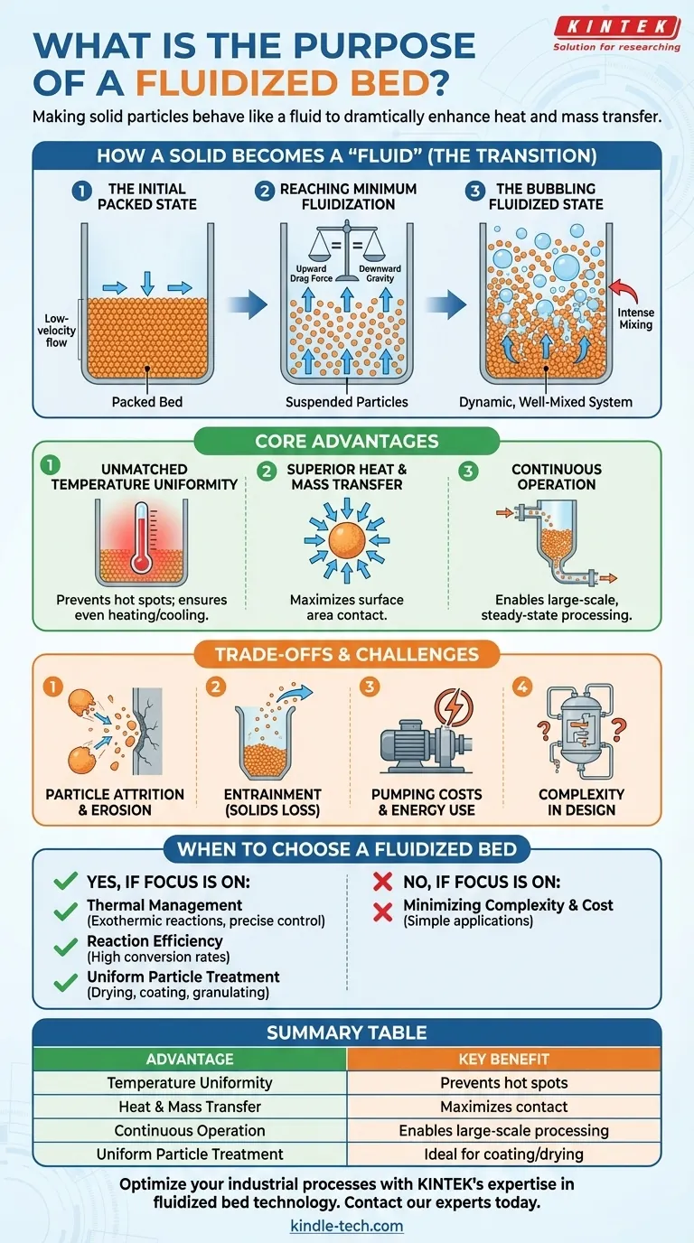 ما هو الغرض من السرير المميع؟ تحقيق نقل حرارة وكفاءة عملية فائقة دليل مرئي
