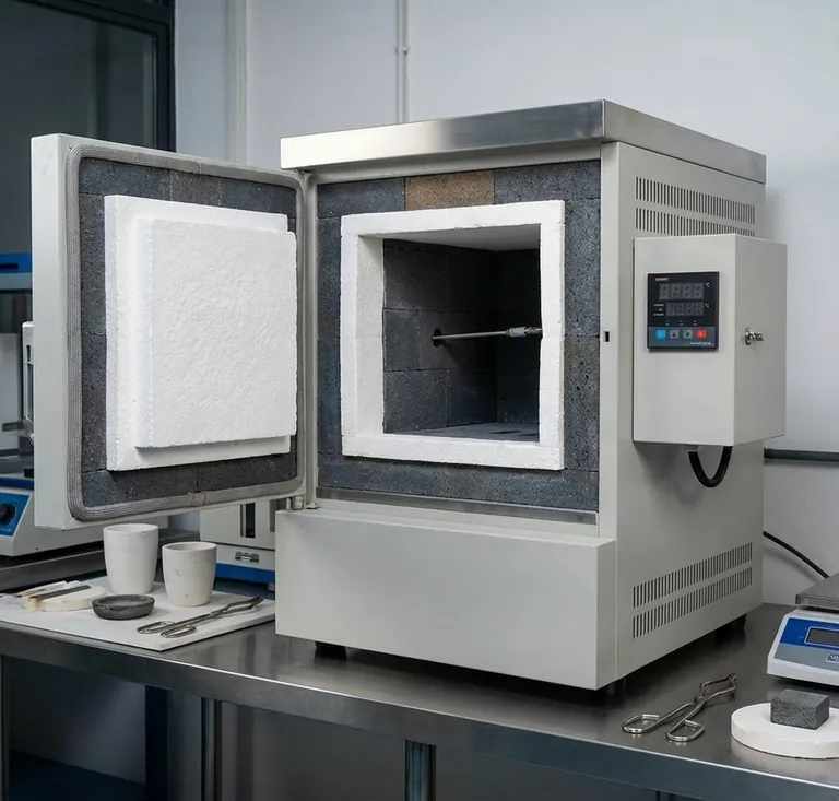 Quale tipo di materiale viene utilizzato per la protezione dal surriscaldamento in una fornace a muffola? Spiegazione di un sistema di sicurezza a doppio strato