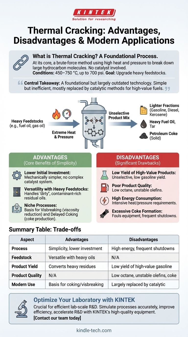 Was sind die Vor- und Nachteile des thermischen Crackens? Ein Leitfaden für die grundlegende Raffination Visuelle Anleitung