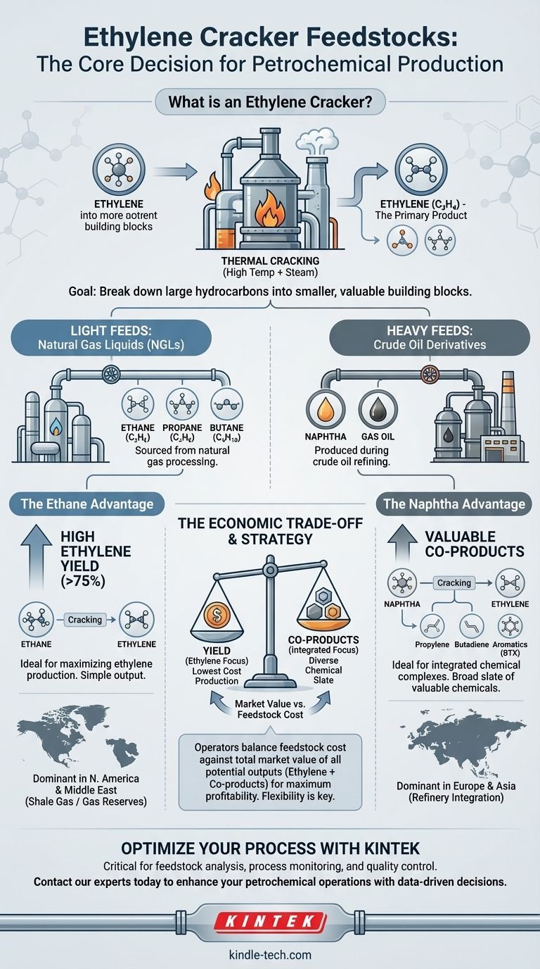 ¿Cuál es la materia prima para un craqueador de etileno? Elija el hidrocarburo adecuado para su producción Guía Visual