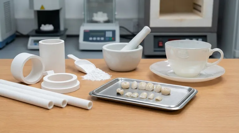 ما هو استخدام مسحوق البورسلين؟ من تيجان الأسنان إلى الخزف الفاخر