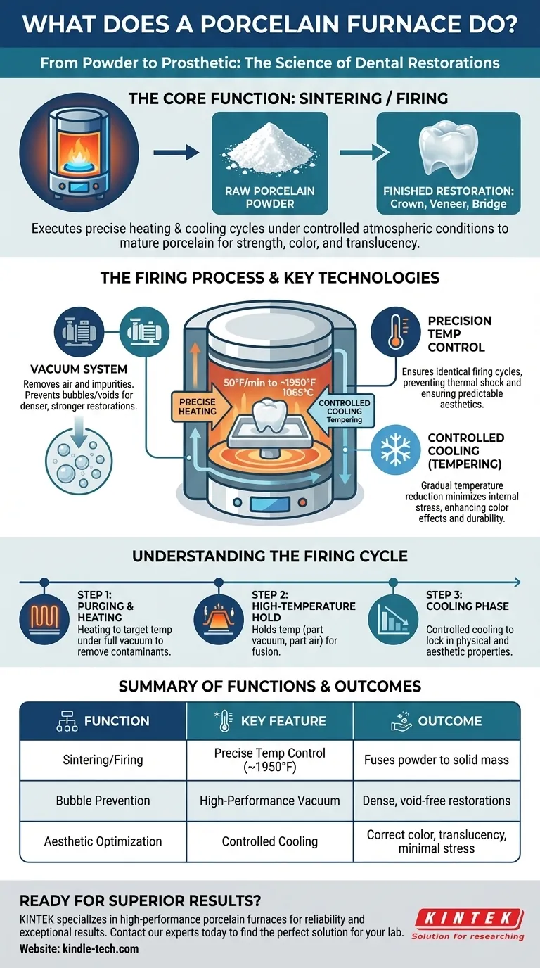 Что делает фарфоровая печь? Создание долговечных, эстетичных зубных реставраций Визуальное руководство