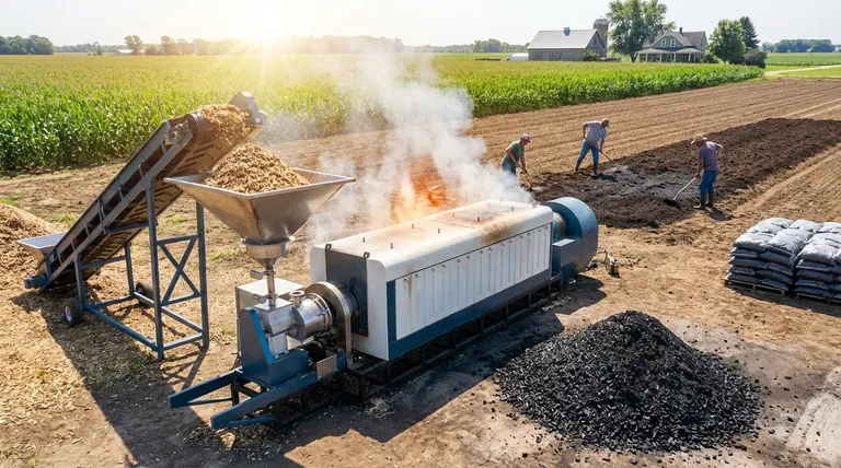 Wofür wird Biokohle, die bei der Pyrolyse von Biomasse und Abfall entsteht, verwendet? Erschließen Sie Vorteile für Boden, Kohlenstoff und Sanierung