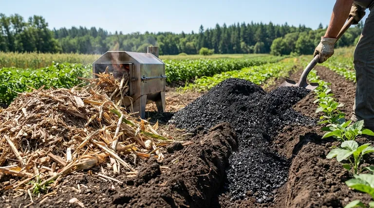 Почему производство биоугля является углеродно-нейтральным процессом? На самом деле это мощный углеродно-отрицательный инструмент