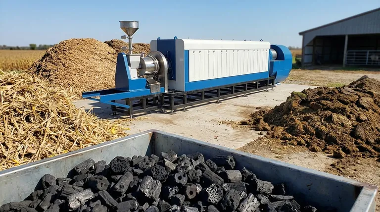 ما هي المواد الخام لإنتاج الفحم الحيوي؟ اختر المادة الأولية المناسبة لأهدافك