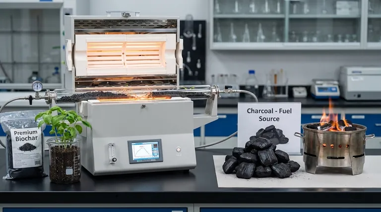 Pourquoi le biochar est-il meilleur que le charbon de bois ? Trouver le bon carbone pour votre objectif