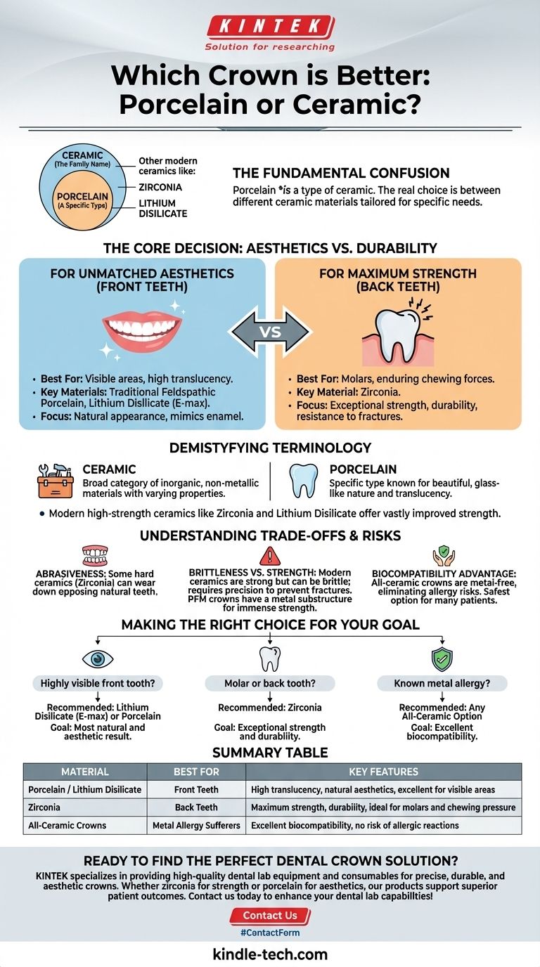 哪种牙冠更好，全瓷还是陶瓷？为您的牙科需求选择合适的材料 图解指南