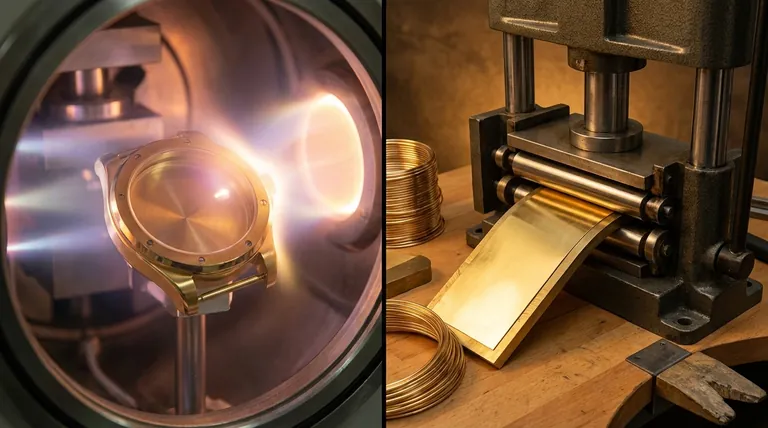 O PVD dourado é melhor que o folheado a ouro? Escolha o Revestimento Dourado Certo para Suas Joias