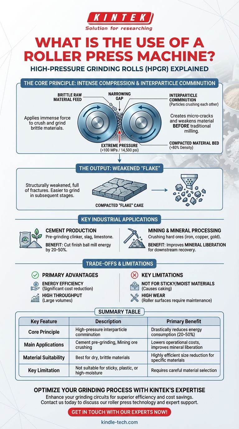 Qual è l'uso della macchina a rulli pressa? Ottenere una macinazione ad alta efficienza e a basso costo Guida Visiva