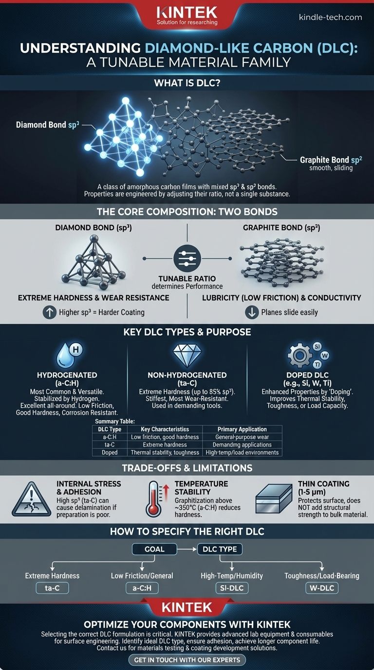 Quel est le matériau du DLC ? Un guide des revêtements de carbone amorphe diamant (DLC) ajustables Guide Visuel