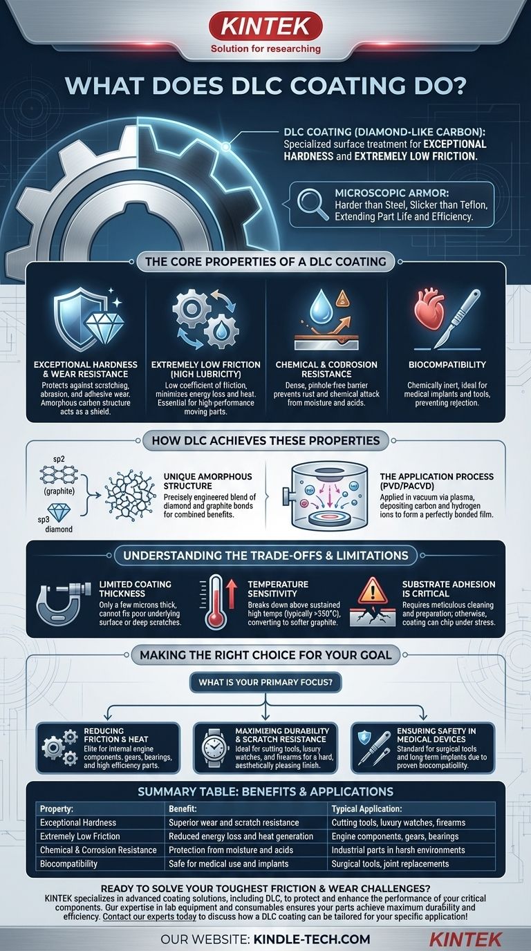 DLC涂层的作用是什么？增强关键部件的耐用性并降低摩擦力 图解指南