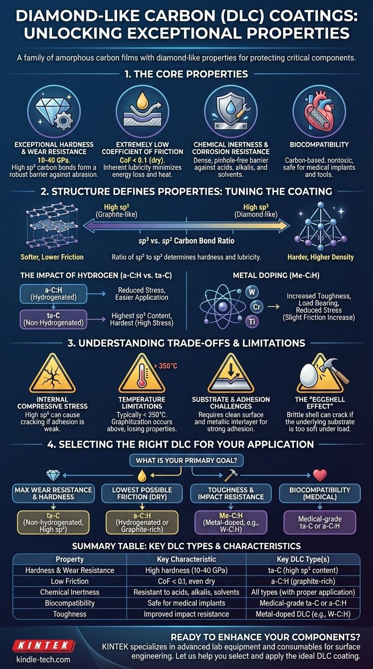What are the properties of DLC coating material? Unlock Superior Wear Resistance & Low Friction Visual Guide