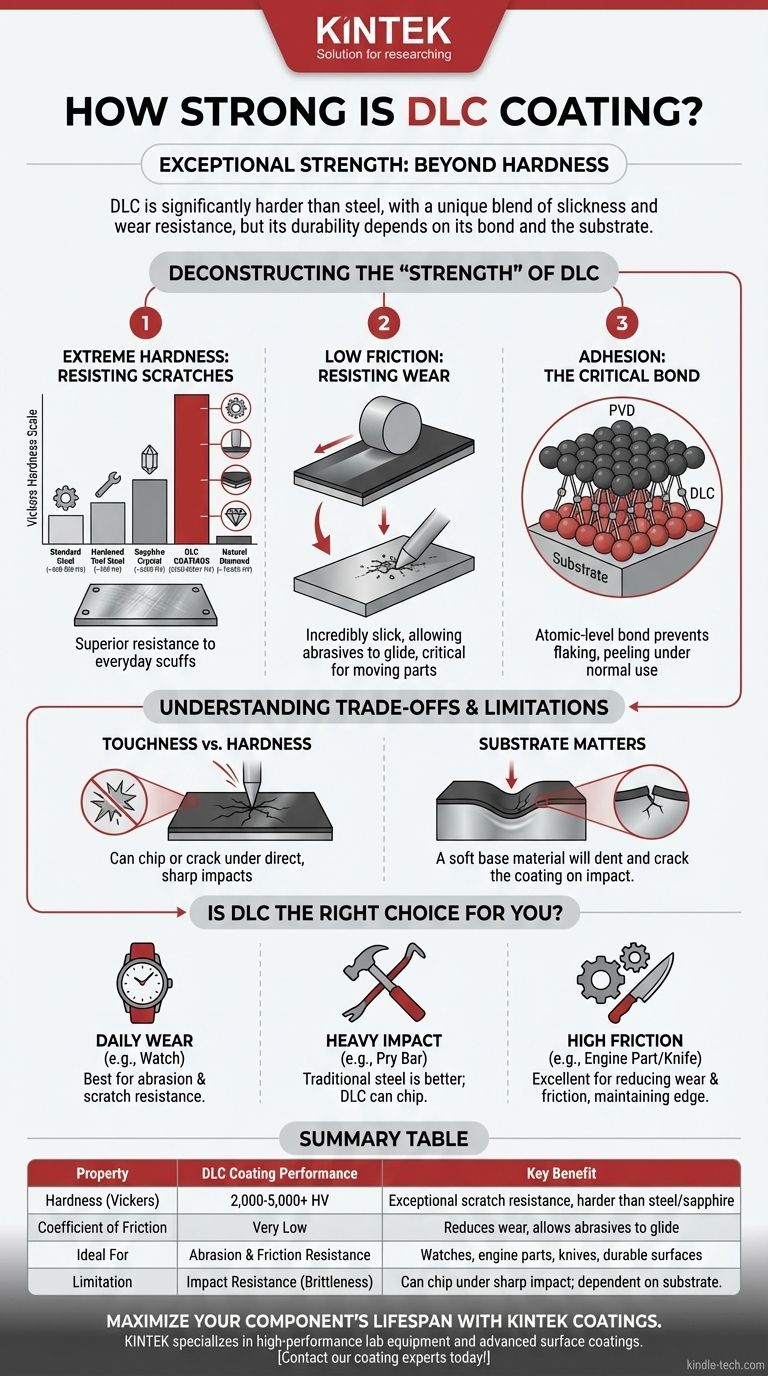 Quelle est la résistance du revêtement DLC ? Découvrez le bouclier ultime contre l'usure et la friction Guide Visuel
