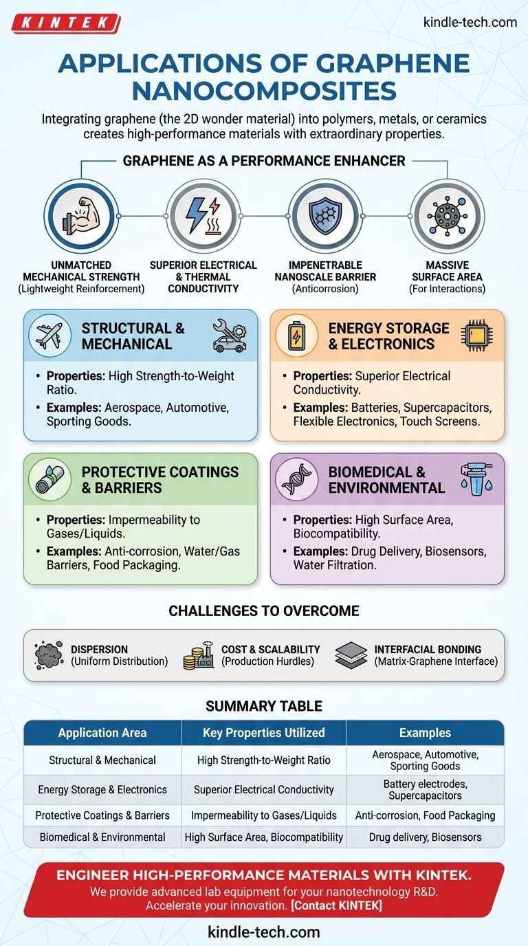 ما هي تطبيقات المركبات النانوية من الجرافين؟ من الفضاء الجوي إلى الطب الحيوي دليل مرئي