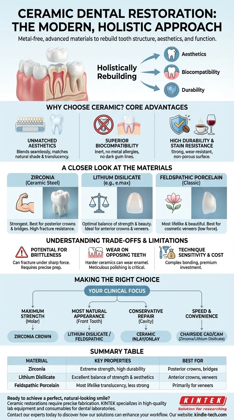 セラミック歯科修復とは？現代的で審美的、かつ耐久性のある歯の修復ガイド ビジュアルガイド