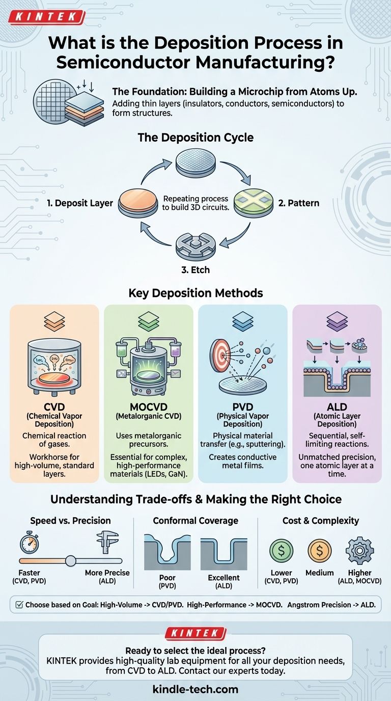 Что такое процесс осаждения в производстве полупроводников? Построение микросхем слой за слоем Визуальное руководство