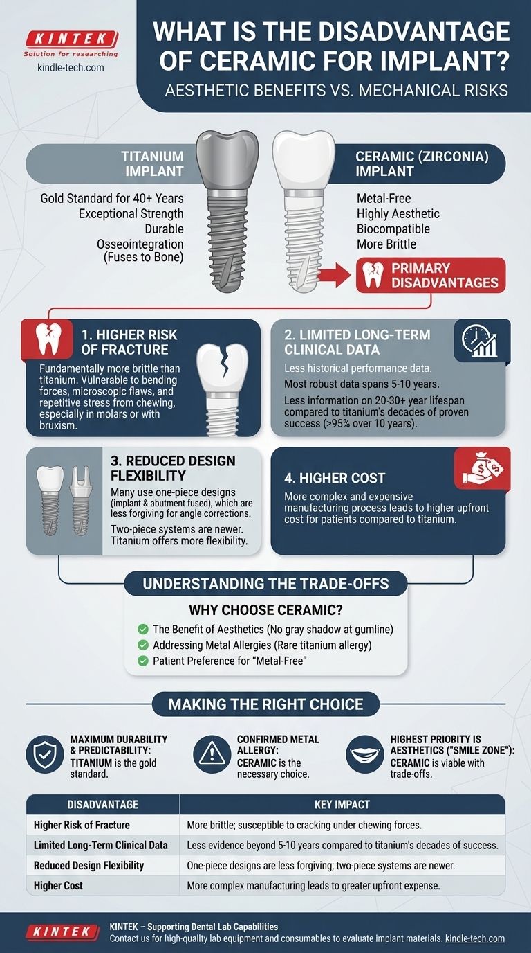 Was ist der Nachteil von Keramik für Implantate? Das Risiko von Frakturen und die langfristige Haltbarkeit verstehen Visuelle Anleitung