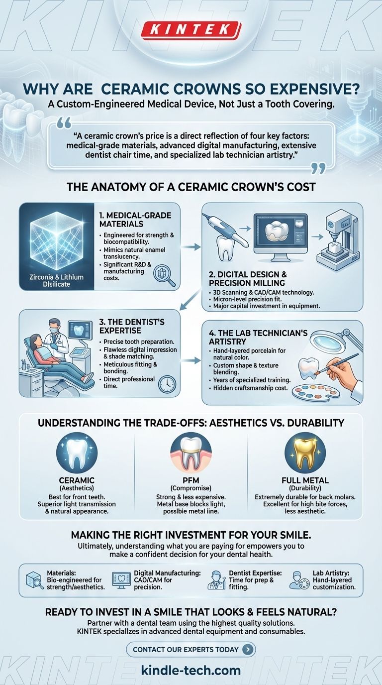 세라믹 크라운이 비싼 이유는 무엇일까요? 자연스러운 미소를 위한 실제 비용 시각적 가이드