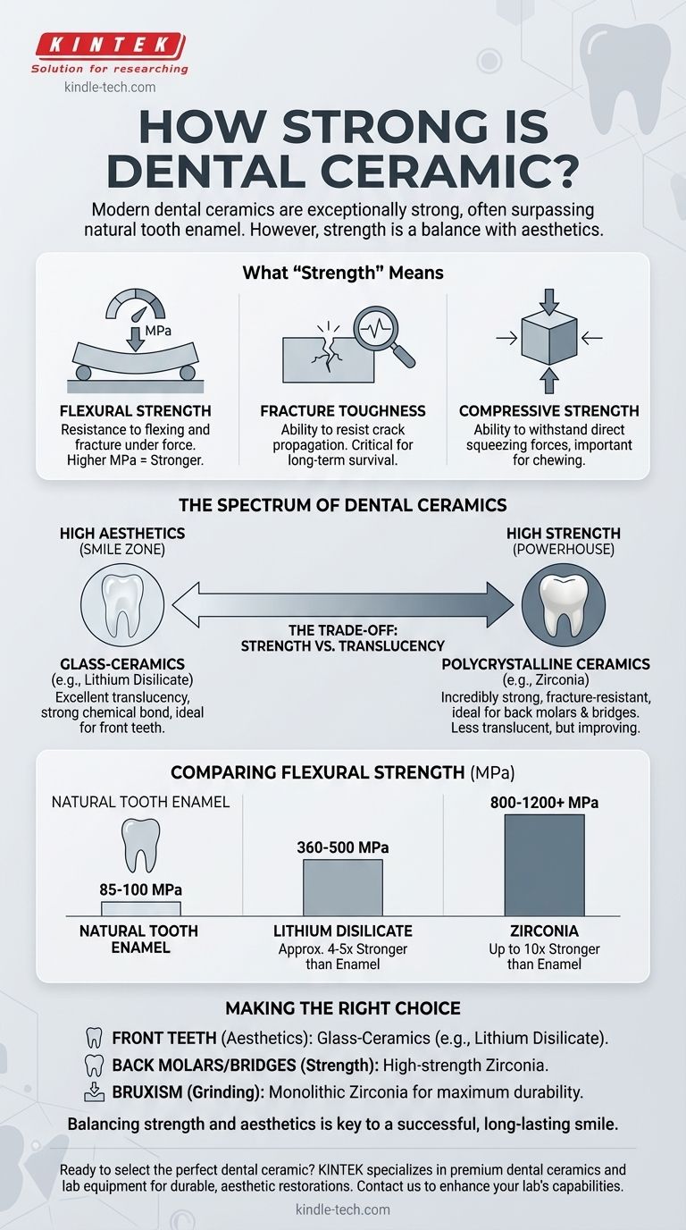 치과용 세라믹은 얼마나 튼튼할까요? 자연 치아 법랑질보다 강한 재료를 알아보세요 시각적 가이드