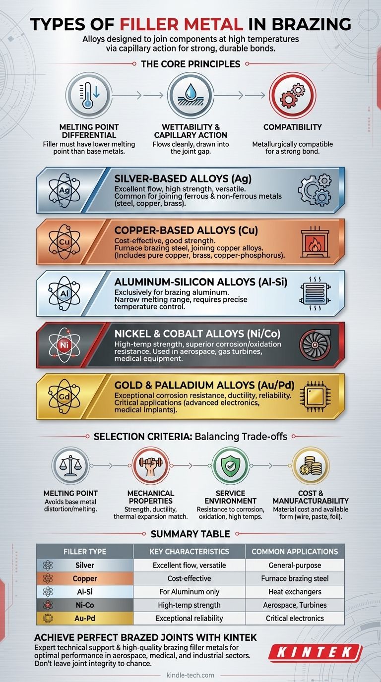 What are the types of filler metal in brazing? Select the Right Alloy for a Strong, Durable Joint Visual Guide