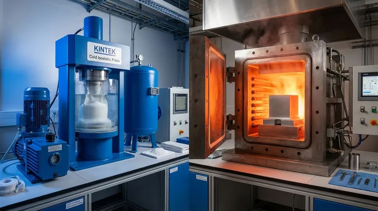 ¿Cuál es la diferencia entre el prensado isostático en frío y en caliente? Una guía sobre la conformación frente a la densificación