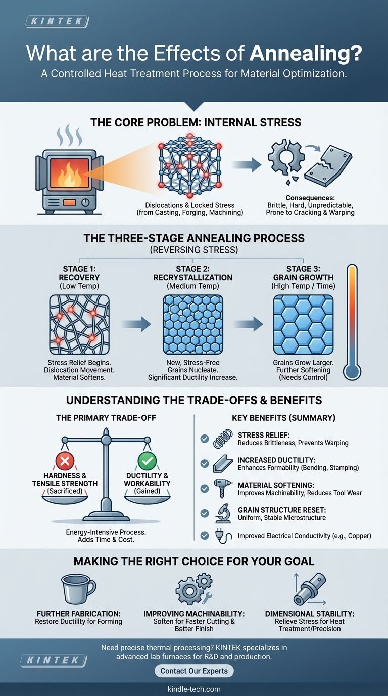 Каковы эффекты отжига? Стратегическая перезагрузка свойств материала Визуальное руководство