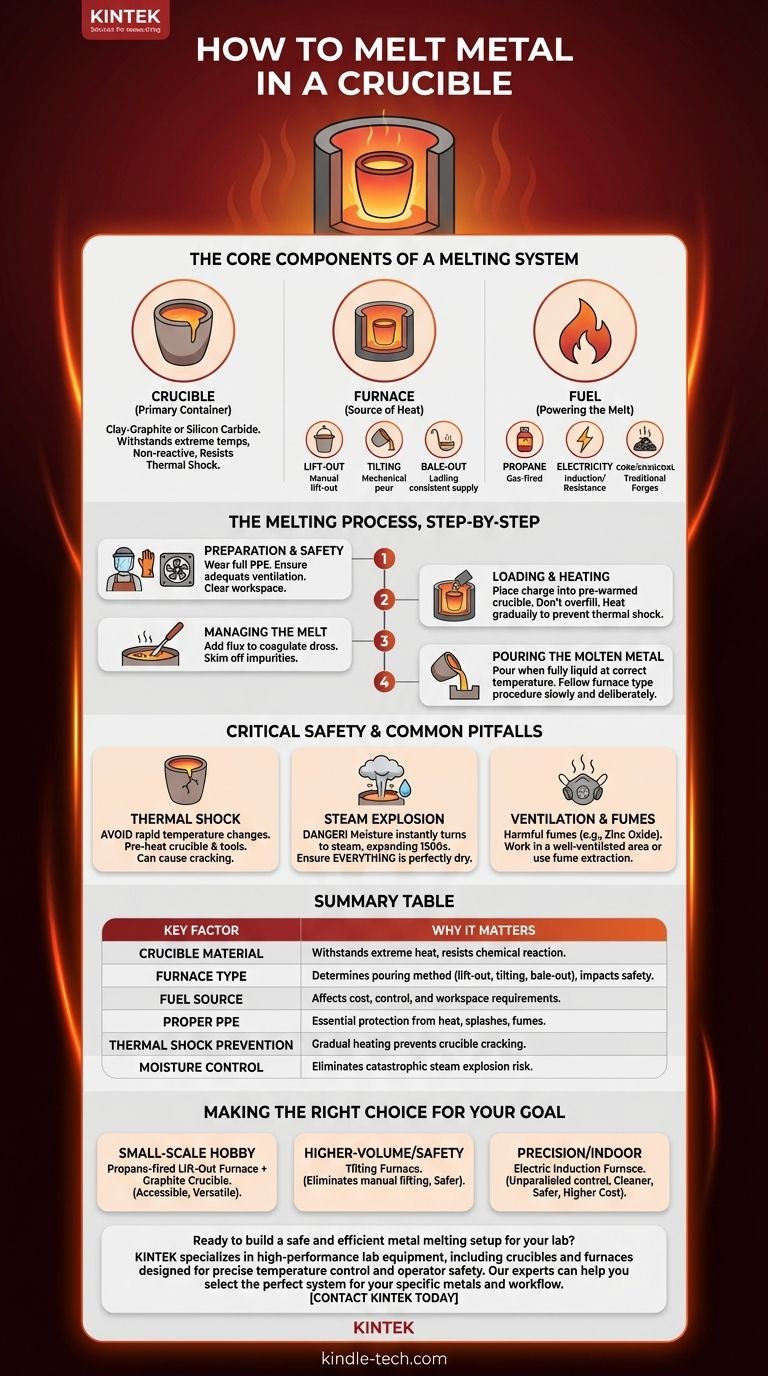 How do you melt metal in a crucible? A Step-by-Step Guide to Safe and Effective Melting Visual Guide