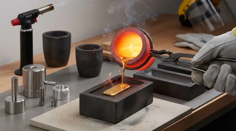 Si può fondere l'oro in uno stampo di grafite? Sì, con la tecnica giusta per risultati professionali.