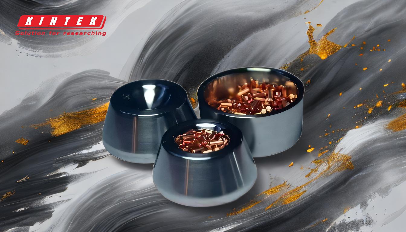When melting gold, what crucible materials ensure purity, efficiency, and safety?