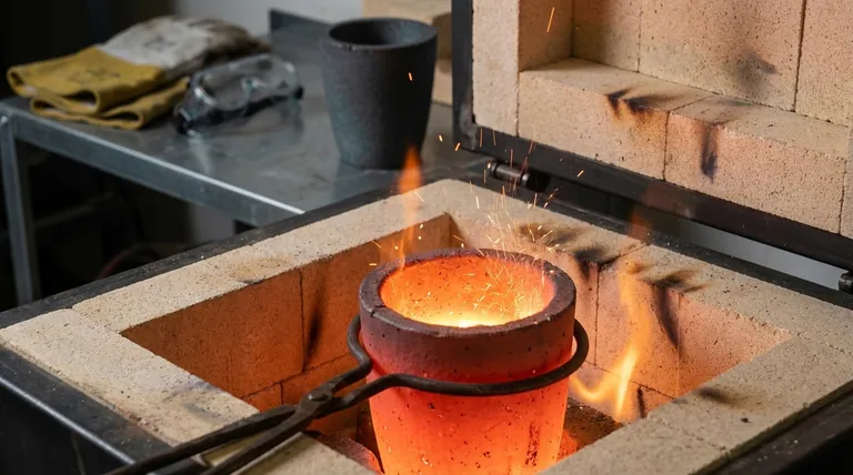 É possível derreter cobre num cadinho cerâmico? Sim, com a escolha correta do cadinho.