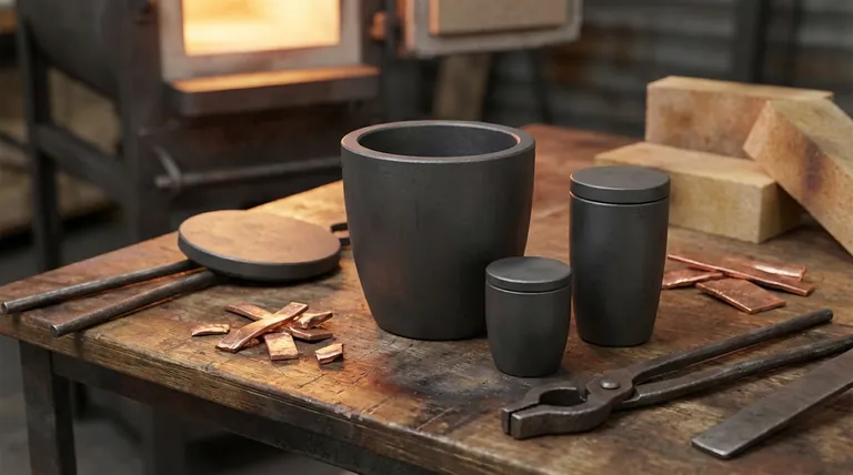 ما الذي يمكنني استخدامه كبوتقة لصهر النحاس؟ اختر المادة المناسبة لفرنك.