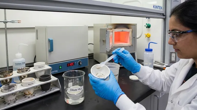 كيف تنظف البوتقة بعد الاستخدام؟ دليل خطوة بخطوة لأباريق المختبر